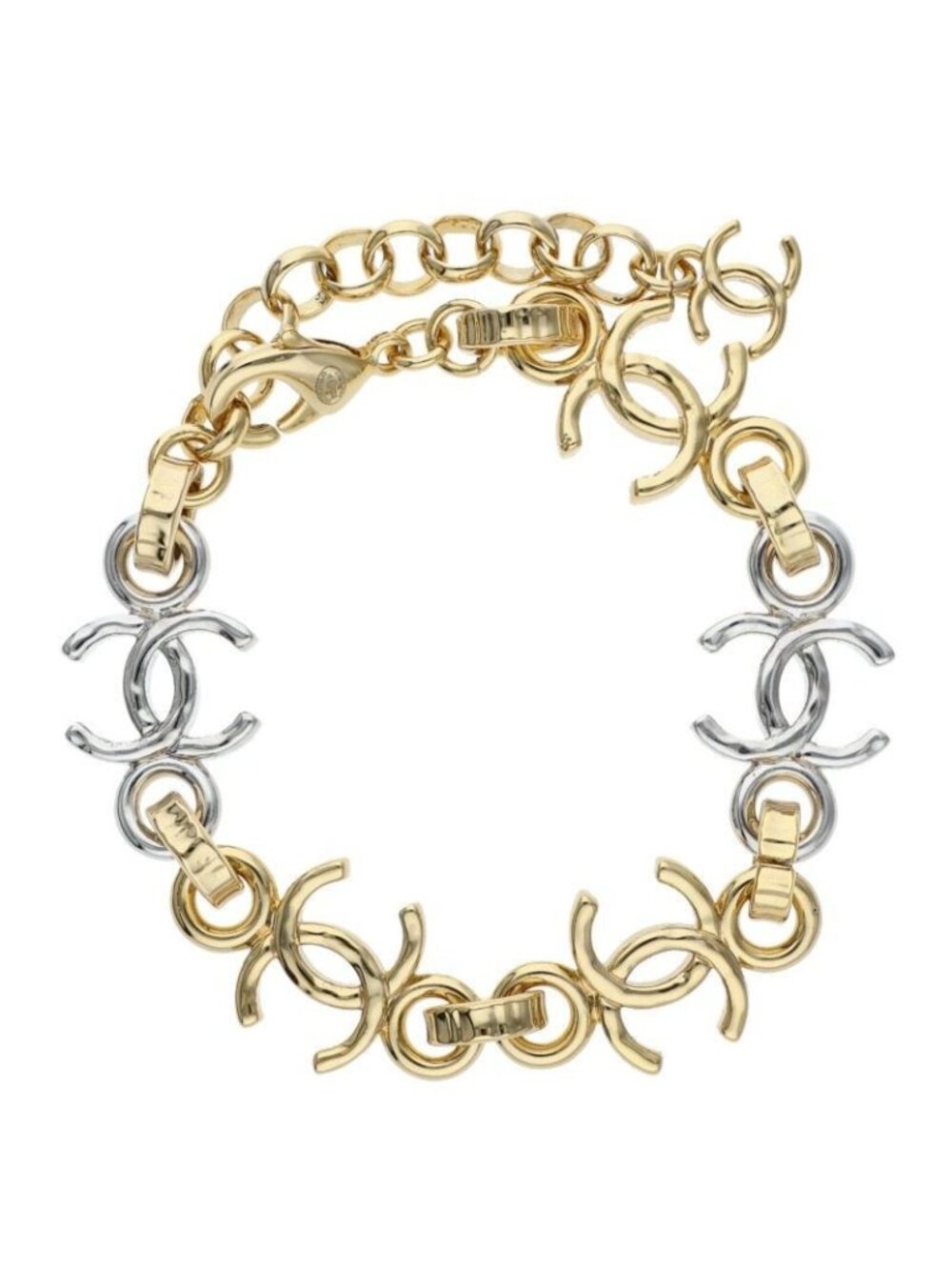 Chanel CC Logo Chain Bracelet